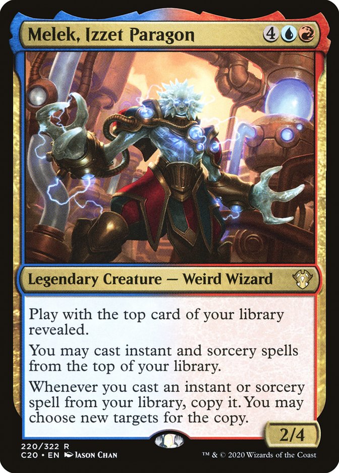 Melek, Izzet Paragon [Commander 2020] - Destination Retro