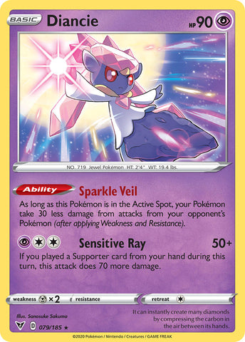 Diancie (79) [Sword & Shield: Vivid Voltage] - Destination Retro
