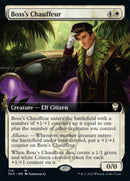 Boss's Chauffeur (Extended Art) [Streets of New Capenna Commander] - Destination Retro
