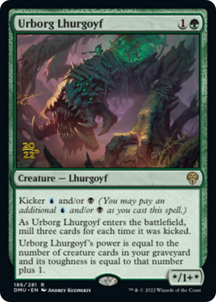 Urborg Lhurgoyf [Dominaria United Prerelease Promos] - Destination Retro