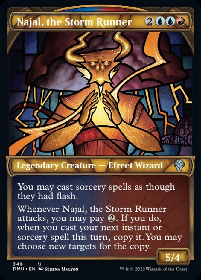 Najal, the Storm Runner (Showcase Textured) [Dominaria United] - Destination Retro