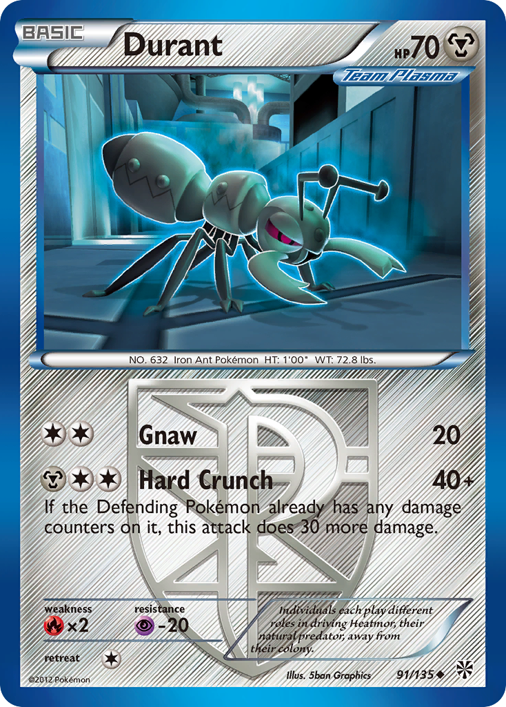 Durant (91/135) [Black & White: Plasma Storm] - Destination Retro