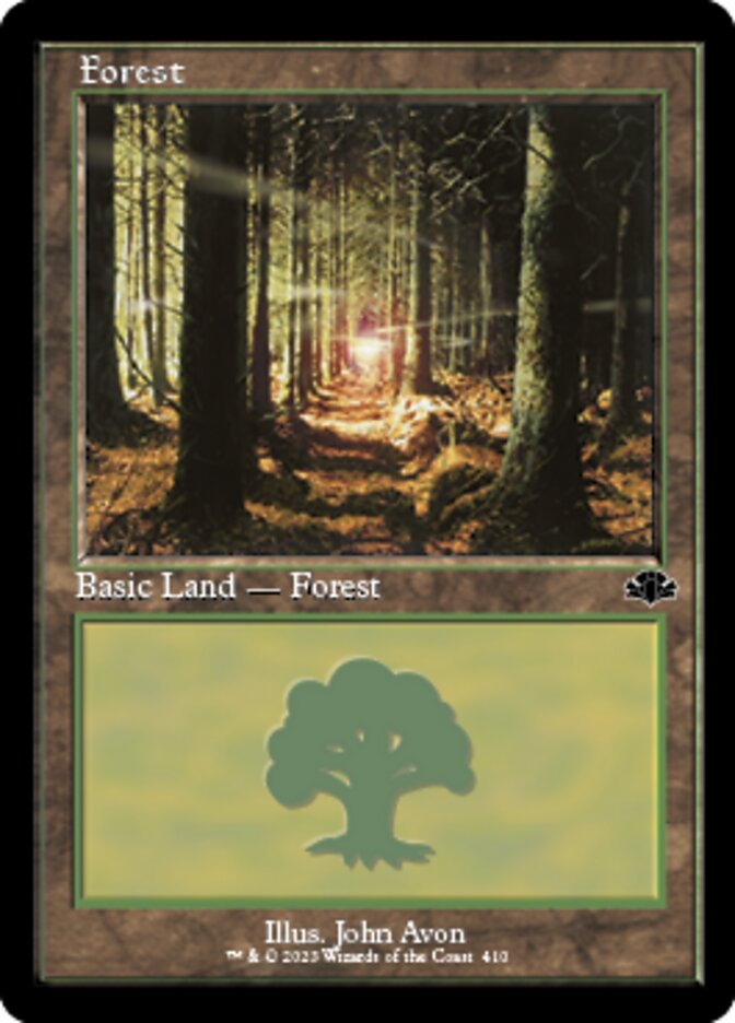 Forest (410) (Retro) [Dominaria Remastered] - Destination Retro