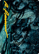 Unnatural Moonrise Art Card (Gold-Stamped Signature) [Innistrad: Midnight Hunt Art Series] - Destination Retro