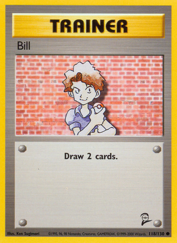 Bill (118/130) [Base Set 2] - Destination Retro