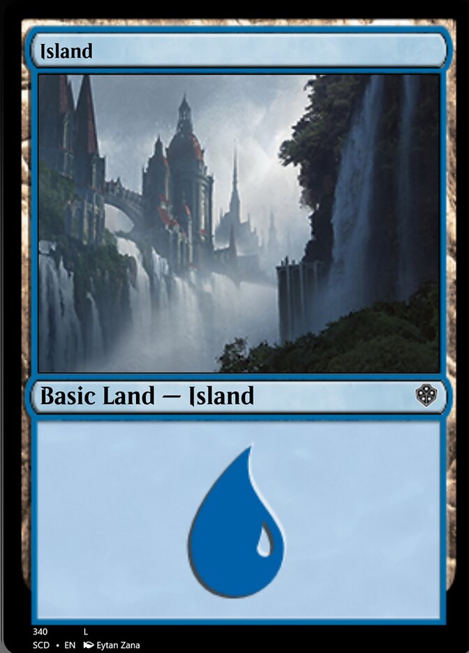 Island (340) [Starter Commander Decks] - Destination Retro