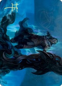Cosima, God of the Voyage Art Card (Gold-Stamped Signature) [Kaldheim: Art Series] - Destination Retro