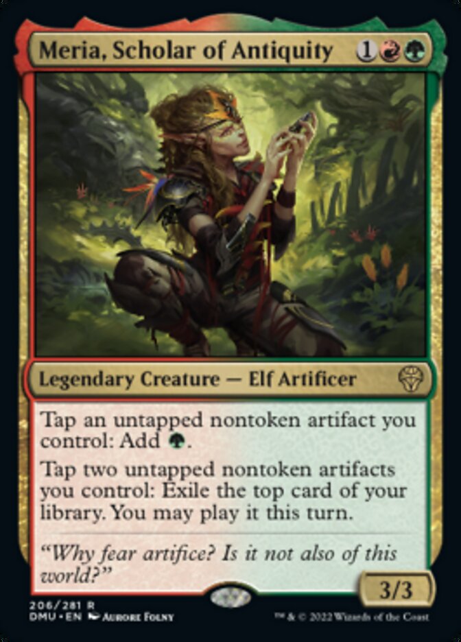 Meria, Scholar of Antiquity [Dominaria United] - Destination Retro