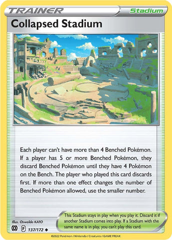 Collapsed Stadium (137/172) [Sword & Shield: Brilliant Stars] - Destination Retro