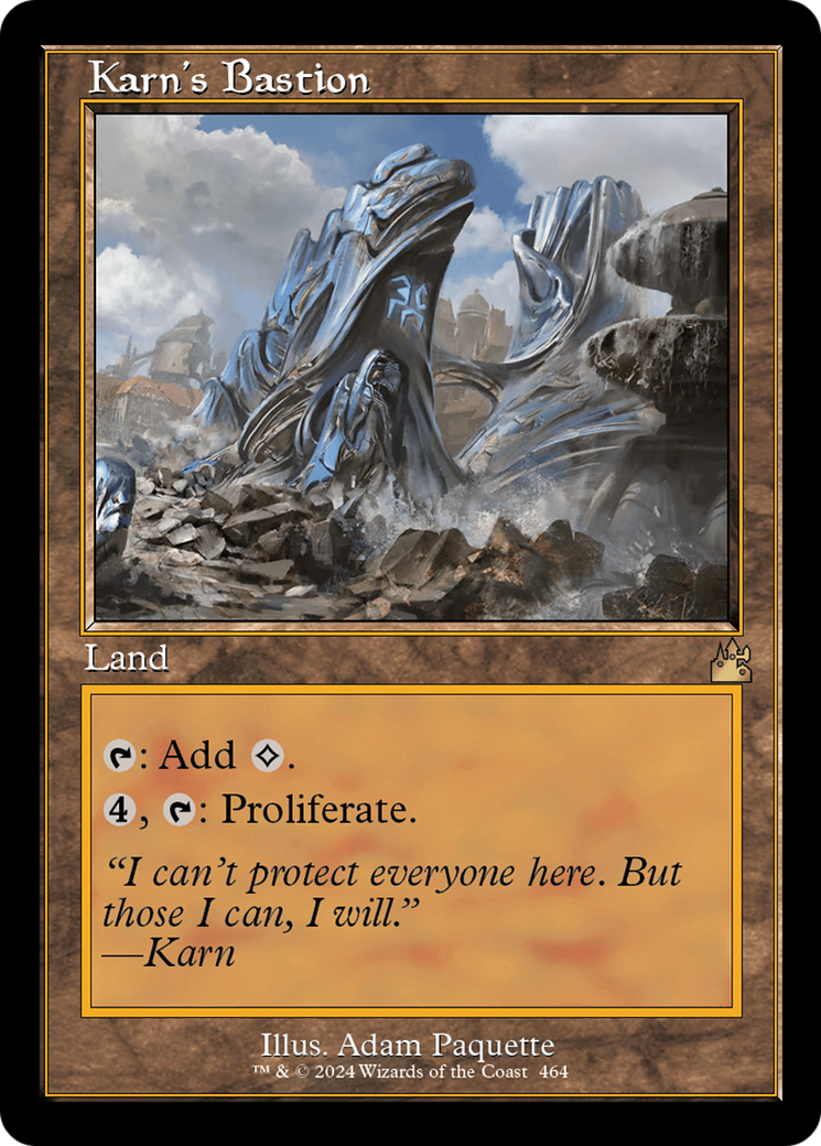 Karn's Bastion (Retro Frame) [Ravnica Remastered] - Destination Retro