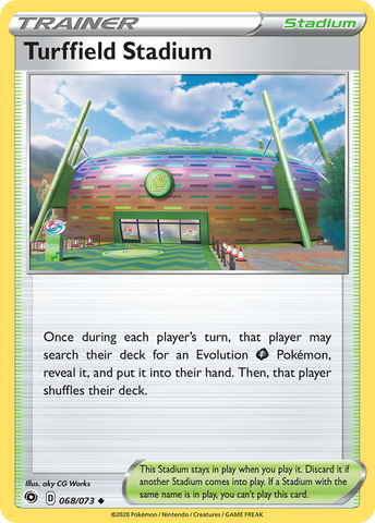 Turffield Stadium (68/073) [Sword & Shield: Champion's Path] - Destination Retro