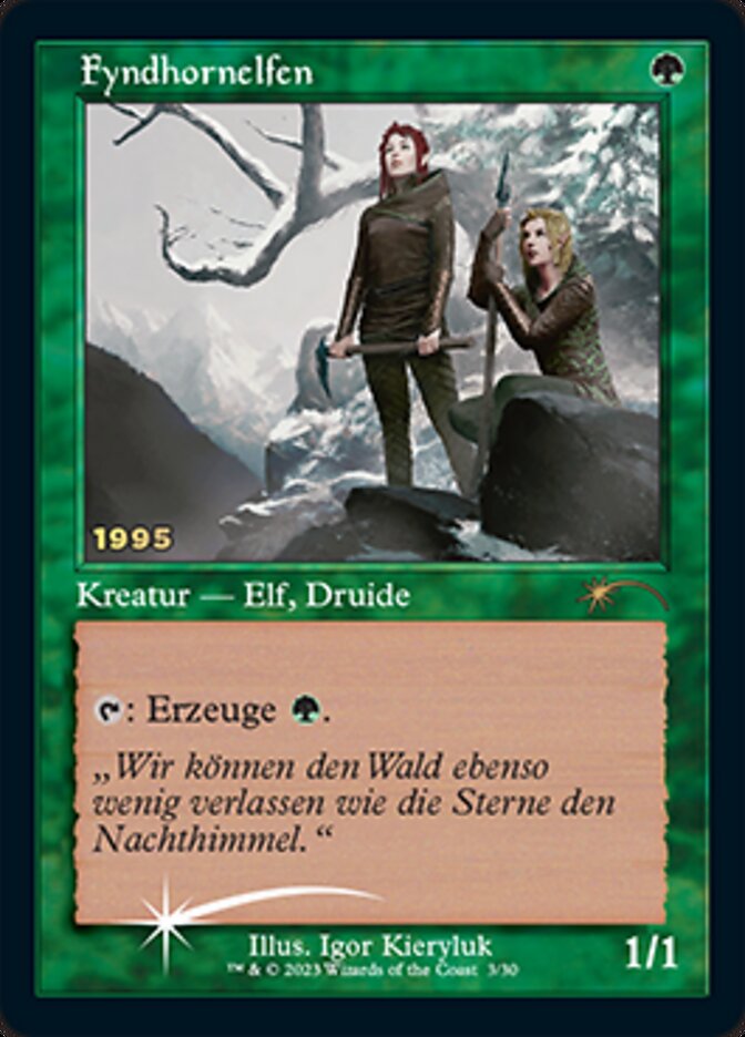 Fyndhornelfen (Fyndhorn Elves) [30th Anniversary Promos] - Destination Retro