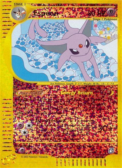 Espeon (6/12) [Box Topper] - Destination Retro