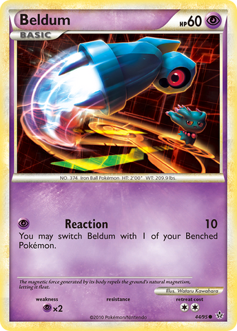 Beldum (44/95) [HeartGold & SoulSilver: Unleashed] - Destination Retro