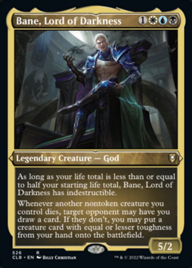Bane, Lord of Darkness (Foil Etched) [Commander Legends: Battle for Baldur's Gate] - Destination Retro