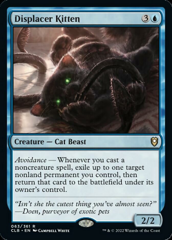Displacer Kitten [Commander Legends: Battle for Baldur's Gate] - Destination Retro