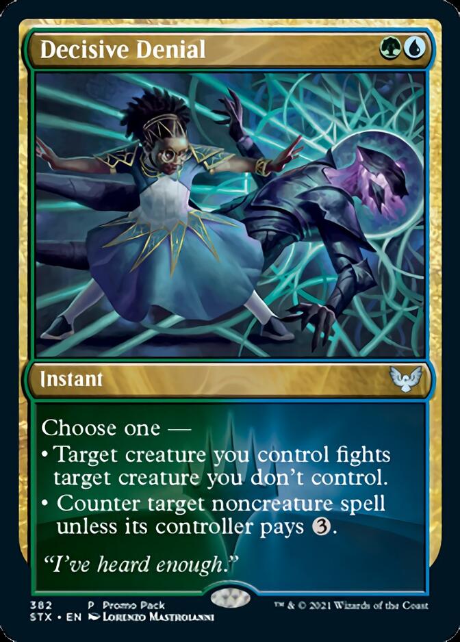 Decisive Denial (Promo Pack) [Strixhaven: School of Mages] - Destination Retro