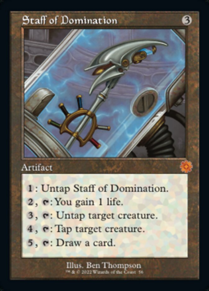 Staff of Domination (Retro) [The Brothers' War Retro Artifacts] - Destination Retro