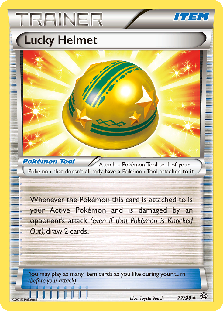Lucky Helmet (77/98) [XY: Ancient Origins] - Destination Retro
