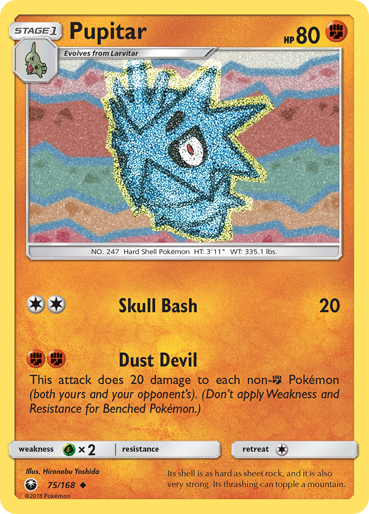 Pupitar (75/168) [Sun & Moon: Celestial Storm] - Destination Retro