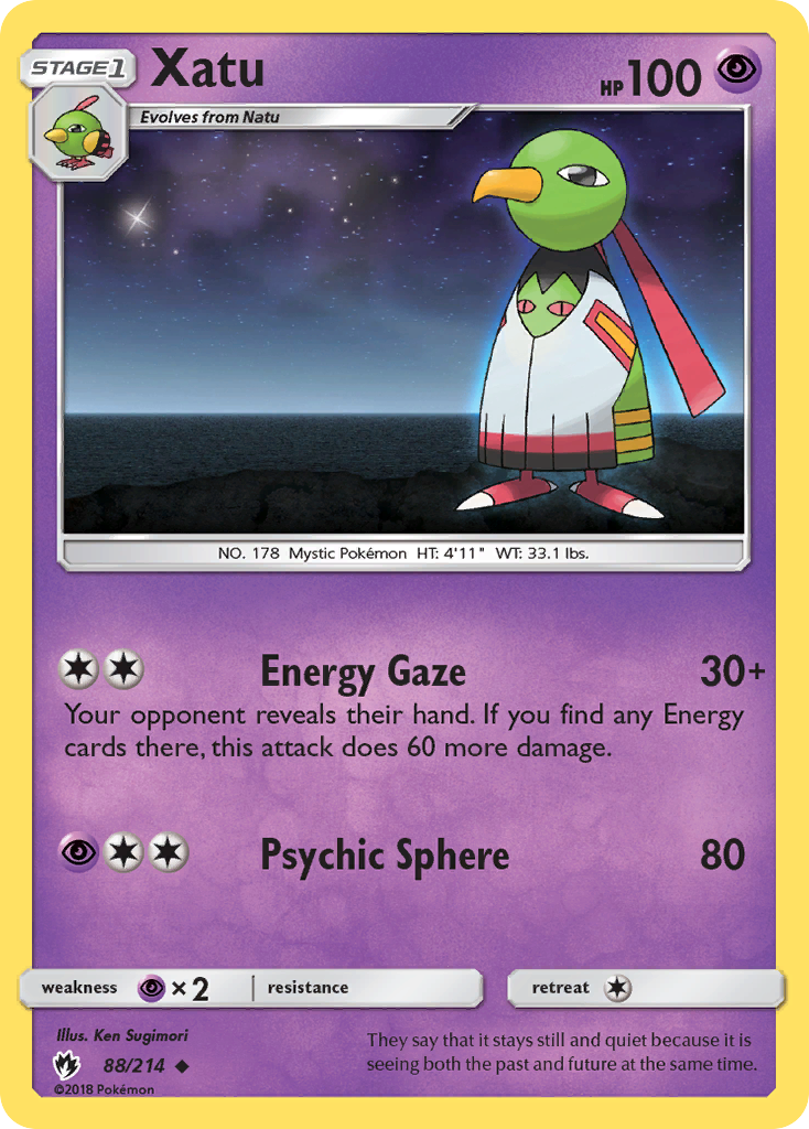 Xatu (88/214) [Sun & Moon: Lost Thunder] - Destination Retro