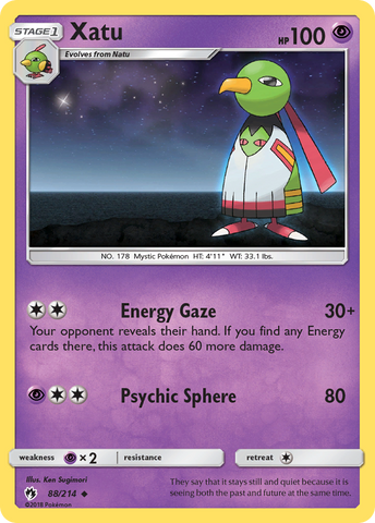 Xatu (88/214) [Sun & Moon: Lost Thunder] - Destination Retro