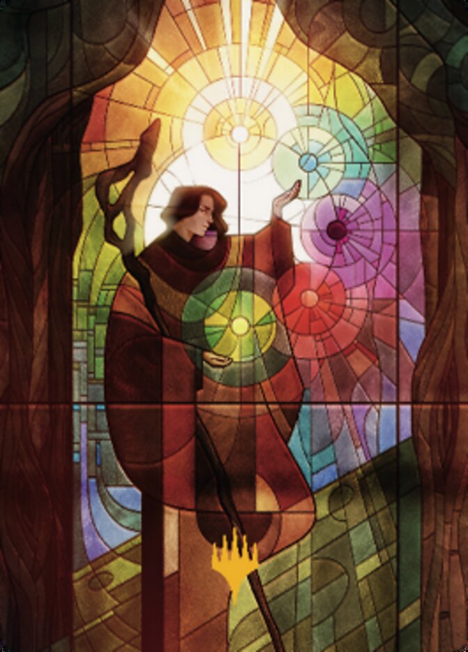 Jodah, the Unifier Art Card (Gold-Stamped Signature) [Dominaria United Art Series] - Destination Retro
