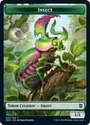 Insect // Kor Warrior Double-sided Token [Zendikar Rising Tokens] - Destination Retro