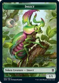 Insect // Kor Warrior Double-sided Token [Zendikar Rising Tokens] - Destination Retro
