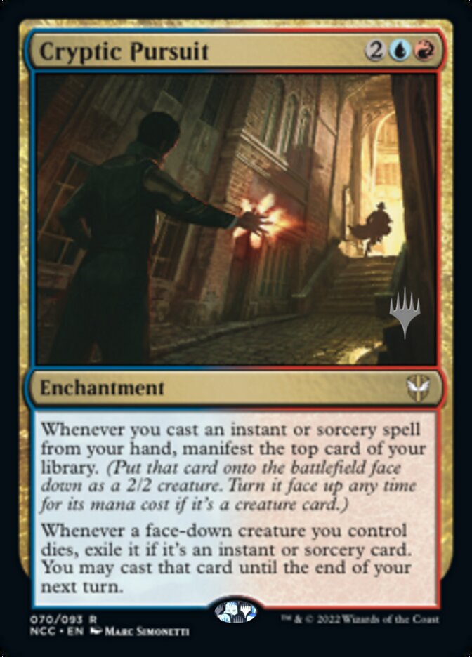 Cryptic Pursuit (Promo Pack) [Streets of New Capenna Commander Promos] - Destination Retro