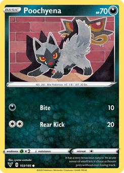 Poochyena (103) [Sword & Shield: Vivid Voltage] - Destination Retro