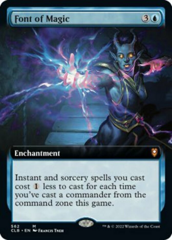 Font of Magic (Extended Art) [Commander Legends: Battle for Baldur's Gate] - Destination Retro