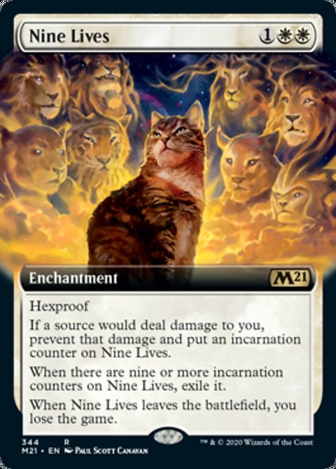 Nine Lives (Extended Art) [Core Set 2021] - Destination Retro