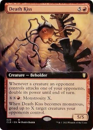 Death Kiss (Extended Art) [Commander Legends: Battle for Baldur's Gate] - Destination Retro