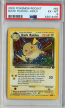 PSA - EX-MT 6 - DARK RAICHU-HOLO - TEAM ROCKET - Destination Retro