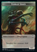 Eldrazi Spawn // Human Double-sided Token [Streets of New Capenna Commander Tokens] - Destination Retro