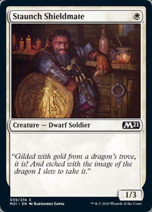 Staunch Shieldmate [Core Set 2021] - Destination Retro