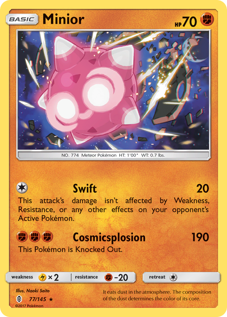 Minior (77/145) [Sun & Moon: Guardians Rising] - Destination Retro
