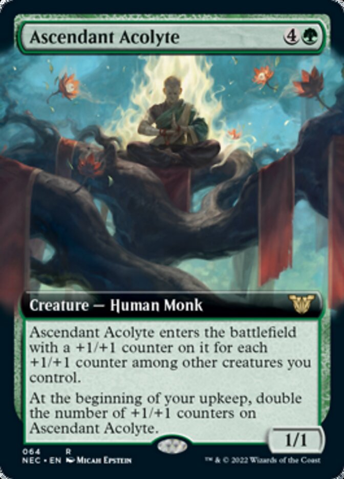 Ascendant Acolyte (Extended) [Kamigawa: Neon Dynasty Commander] - Destination Retro