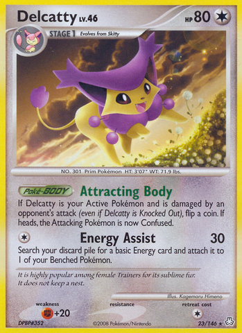 Delcatty (23/146) [Diamond & Pearl: Legends Awakened] - Destination Retro