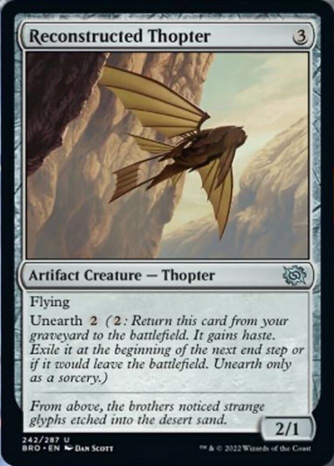 Reconstructed Thopter [The Brothers' War] - Destination Retro