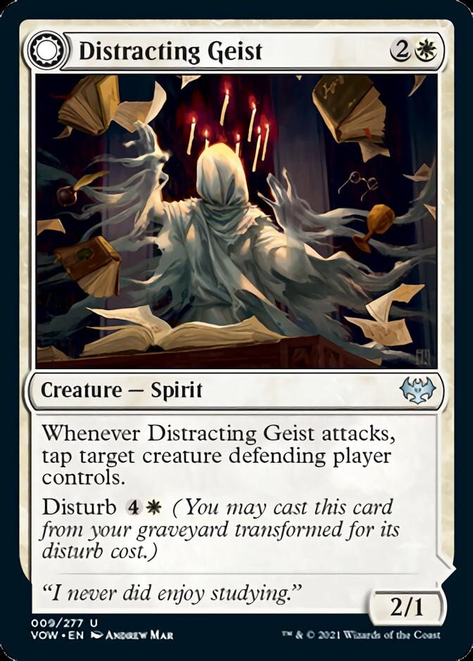 Distracting Geist // Clever Distraction [Innistrad: Crimson Vow] - Destination Retro
