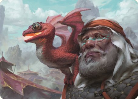 Dragon Whelp Art Card [Dominaria United Art Series] - Destination Retro