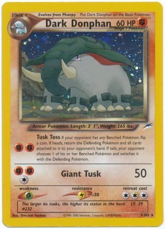 Dark Donphan (3/105) [Neo Destiny Unlimited] - Destination Retro