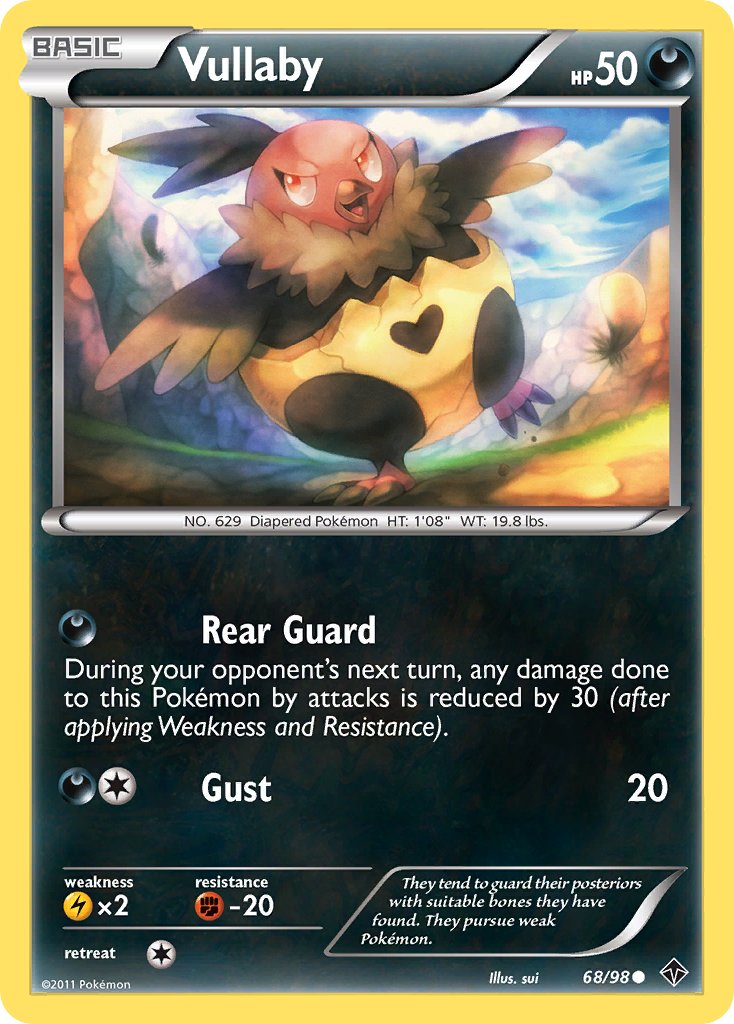 Vullaby (68/98) [Black & White: Emerging Powers] - Destination Retro
