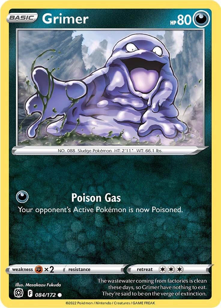 Grimer (084/172) [Sword & Shield: Brilliant Stars] - Destination Retro