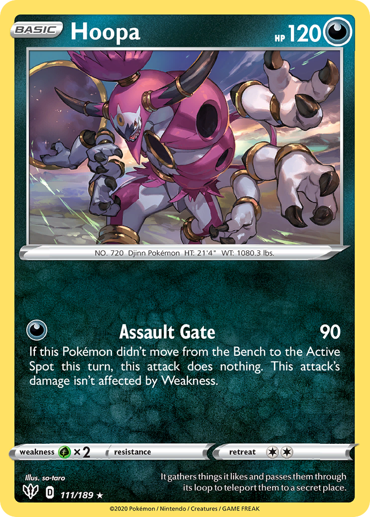 Hoopa (111/189) [Sword & Shield: Darkness Ablaze] - Destination Retro