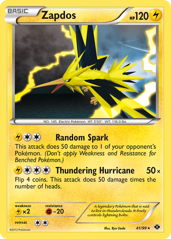 Zapdos (41/99) [Black & White: Next Destinies] - Destination Retro