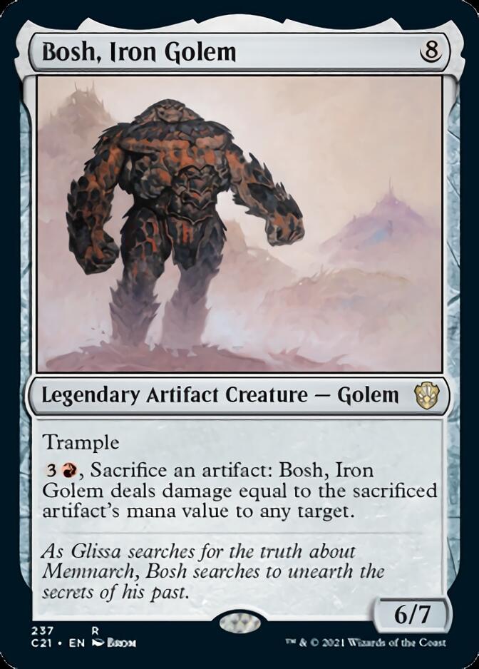 Bosh, Iron Golem [Commander 2021] - Destination Retro
