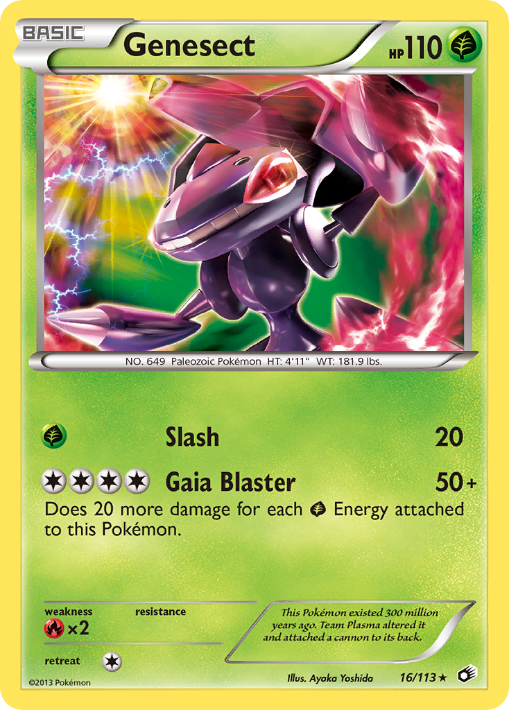 Genesect (16/113) [Black & White: Legendary Treasures] - Destination Retro